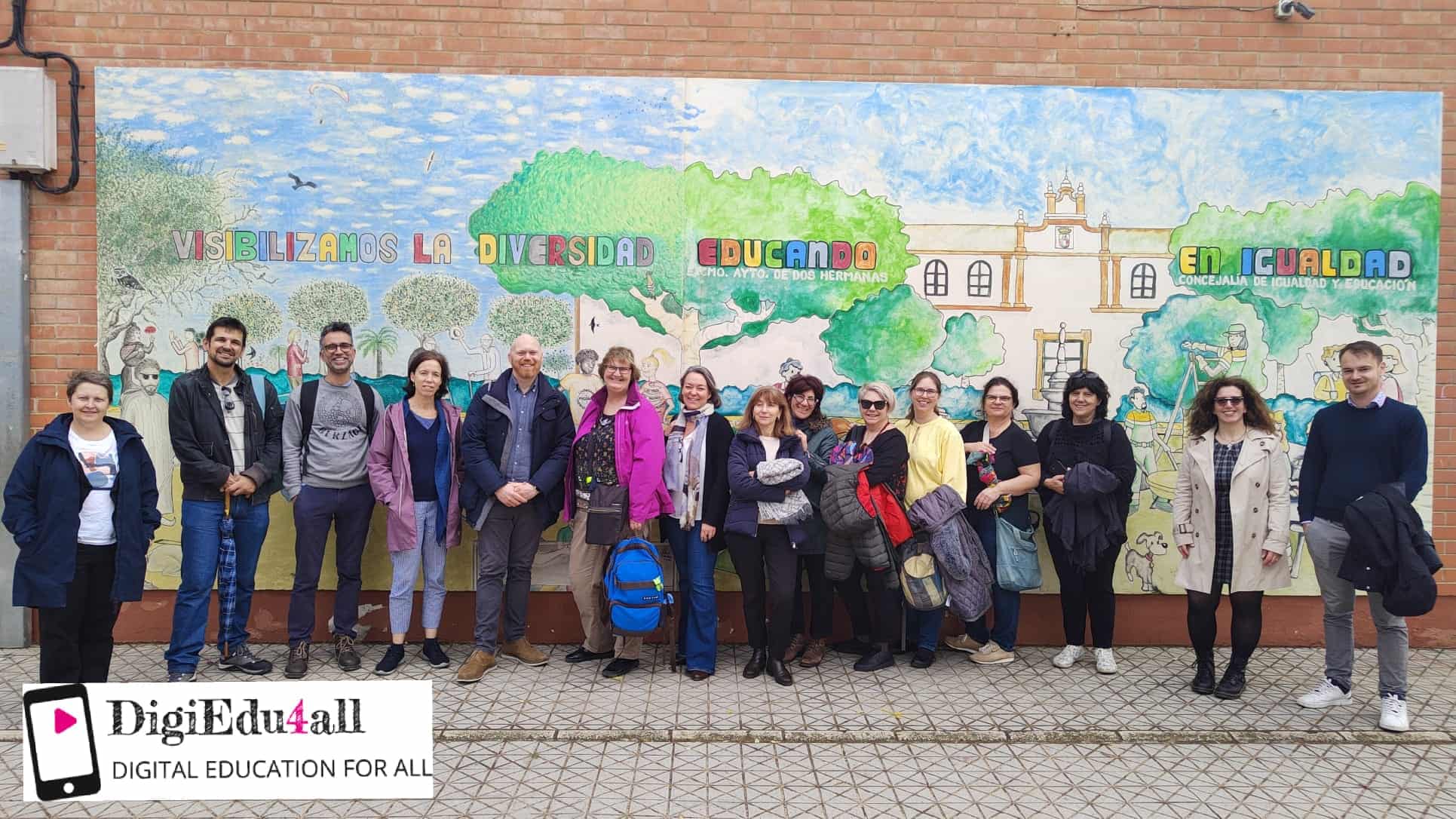 Projektteam von DigiEdu4All in Sevilla